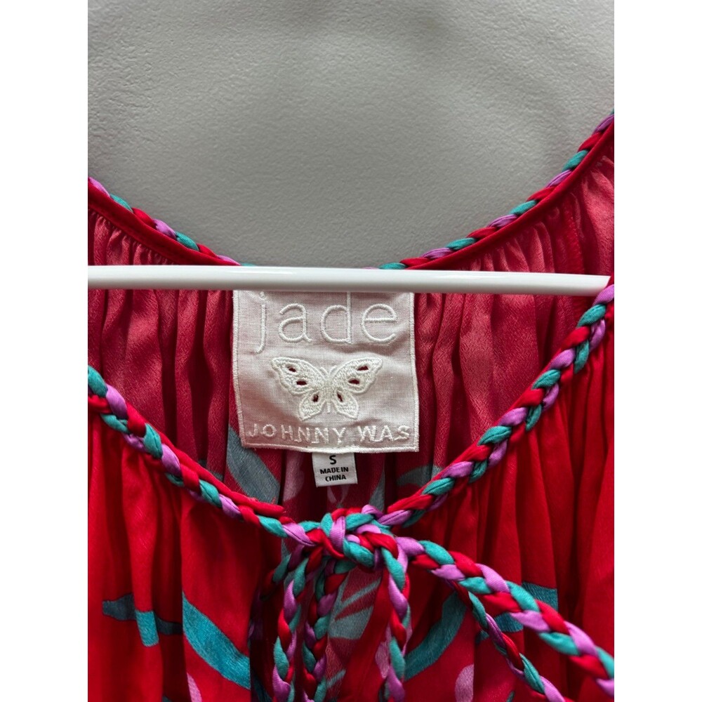 Johnny Was Monaco Peasant Blouse Ekaterina Pattern Small - Picture 3 of 4